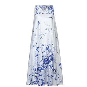 NWT Manila Grace womens dress sz. 6 (42 IT) 100% cotton white